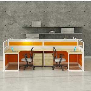Postes de travail modulaires pour personnel de bureau, cloisons métalliques modernes sur mesure, mobilier économique pour bureau à domicile, atelier, hôpital - Product Image 5