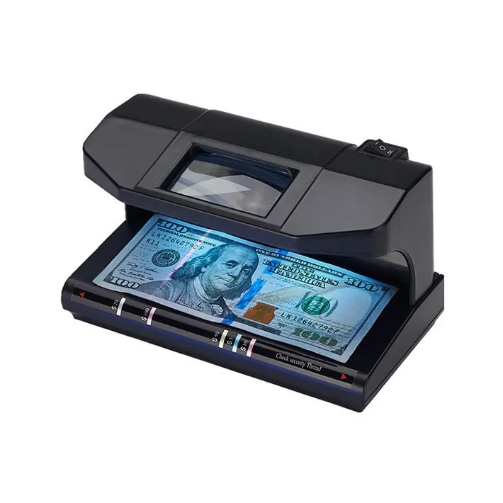 LED Detector de Falso Billetes Banknote Detector with LED light Us Dollar Money Detector