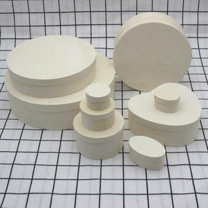 Emballage de sushi jetable biodégradable personnalisé, boîte à fromage en bois avec couvercle pour boulangerie et gâteaux, placage de <span class=keywords><strong>brie</strong></span> - Product Image 3