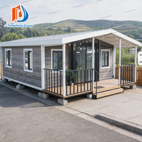 Maison préfabriquée moderne extensible à 3 chambres, grand salon, bureau extensible avec espace de vie