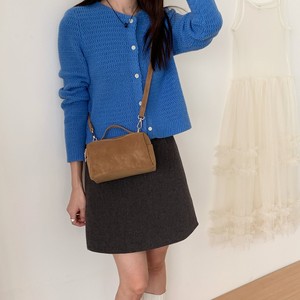 กระเป๋าสะพายข้างขนาดเล็ก 7 นิ้ว ปิดด้วยซิป ผิวสัมผัสหนังกลับ กระเป๋าสะพายไหล่ผู้หญิง ใช้ได้ทุกวัน ฤดูใบไม้ผลิ 2026 - Product Image 2