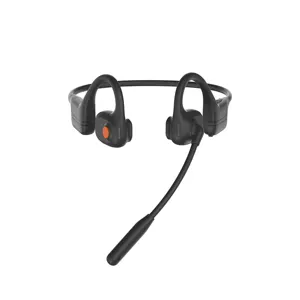 Bluetooth 2024 Open-Ear ENC Noise-Canceling Bone Conduction Earbuds With Boom Mic Bluetooth Wireless For Online Meetings Teaching Driving