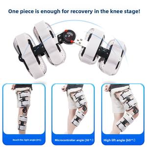 Stabilizzatore elastico regolabile del ginocchio uno formato morbido tutore per il recupero di frattura e terapia di riabilitazione fornitura protettiva - Product Image 2