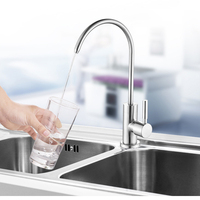 Robinet d'osmose inverse économique SUS304, robinet de cuisine, robinet d'eau potable, accessoires de purificateur d'eau