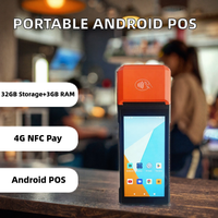 Terminal de paiement portable V2 5,5 pouces 4G NFC avec Bluetooth et USB