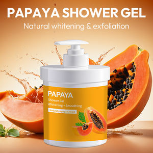Gel de Ducha Exfoliante y Espumoso de Papaya, Hidratante, Antibacterial, Blanqueador, para Uso Femenino, Marca Privada Personalizable - Product Image 2