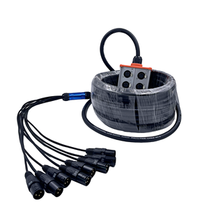 Câble multipaire <span class=keywords><strong>audio</strong></span> professionnel 8 canaux 20 mètres XLR pour microphone et boîtier de scène - Product Image 5