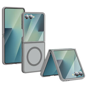 Coque de téléphone adaptée au Samsung Z Flip 7, toucher doux, magnétique, pliable, protection intégrale, antichoc - Product Image 6