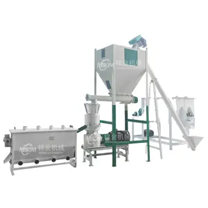 China Factory Direct Selling Compleet Diervoeder Pellet Productie Plant Kip Feed Pellet Lijn Molen Mixer Granulator