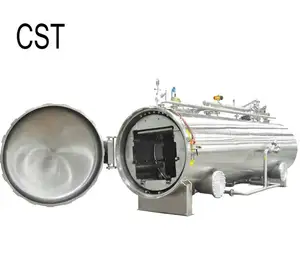 Fully automatic steam rotary retort sterilizer for Condensed milk