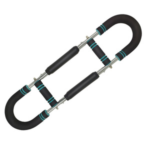 Power Twister, 80kg-130kg arm krachttraining bouwer, heavy duty veerborst expander, bovenlichaam versterkingsstaaf voor biceps, onderarm, borst, schouderoefening (maat: rood-130kg