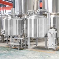 Ventes directes d'usine 500L Récipient à pression de noyau d'équipement de fermentation de sugaralisation à deux contenants pour la production de bière