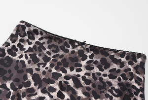 Estampado de leopardo con cuello en V encaje Cami Crop Top falda conjuntos de mujer verano Streetwear elegante noche <span class=keywords><strong>Sumer</strong></span> Casual Outfit - Product Image 6