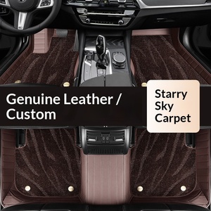 Tapis de sol de voiture en cuir sur mesure, design double couche entièrement enveloppant, antidérapant pour Zeeker - Product Image 4