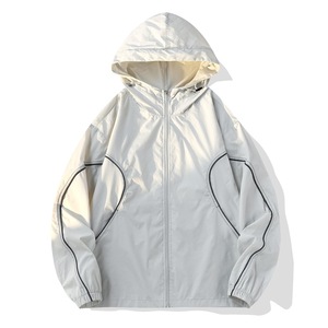 Chaqueta de Protección Solar UPF 50+ Personalizada por el Fabricante, 100% Poliéster, Secado Rápido, al por Mayor, para Exteriores, Verano, Manga Larga, con Capucha - Product Image 4