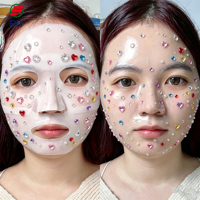 Masker Wajah Bio Kolagen Tiktok Hot Sale, Melembapkan, Mengencangkan, Mencerahkan, dengan Lembar Stiker DIY Asam Hialuronat