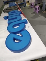 Letrero Exterior para Publicidad Comercial, Letras LED 3D, Logotipo de Pared, Letras de Canal, Señalización para Empresas