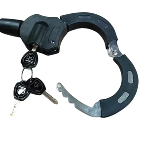 Serrure de vélo de câble en acier de conception de <span class=keywords><strong>menottes</strong></span> portatives avec des caractéristiques <span class=keywords><strong>antivol</strong></span> et de sécurité pour la sécurité de vélo électrique de scooter électrique de vélo - Product Image 3