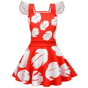 Disfraz <span class=keywords><strong>de</strong></span> Princesa <span class=keywords><strong>Lilo</strong></span> <span class=keywords><strong>de</strong></span> la Película <span class=keywords><strong>Stitch</strong></span> para Niñas, Vestido Casual con Mangas Voladoras, Disfraz <span class=keywords><strong>de</strong></span> Cosplay para Navidad <span class=keywords><strong>y</strong></span> Halloween, Poliéster - Product Image 3