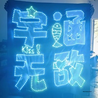 Panneau lumineux pliable en tissu gazeux à plumes, portable, personnalisable avec logo imprimé, idéal pour les concerts, Halloween et anniversaires