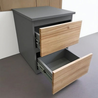 Commode de chevet avec compartiment secret et serrure électronique pour le bureau à domicile, idéale pour ranger les objets de valeur et offrant un rangement pratique.