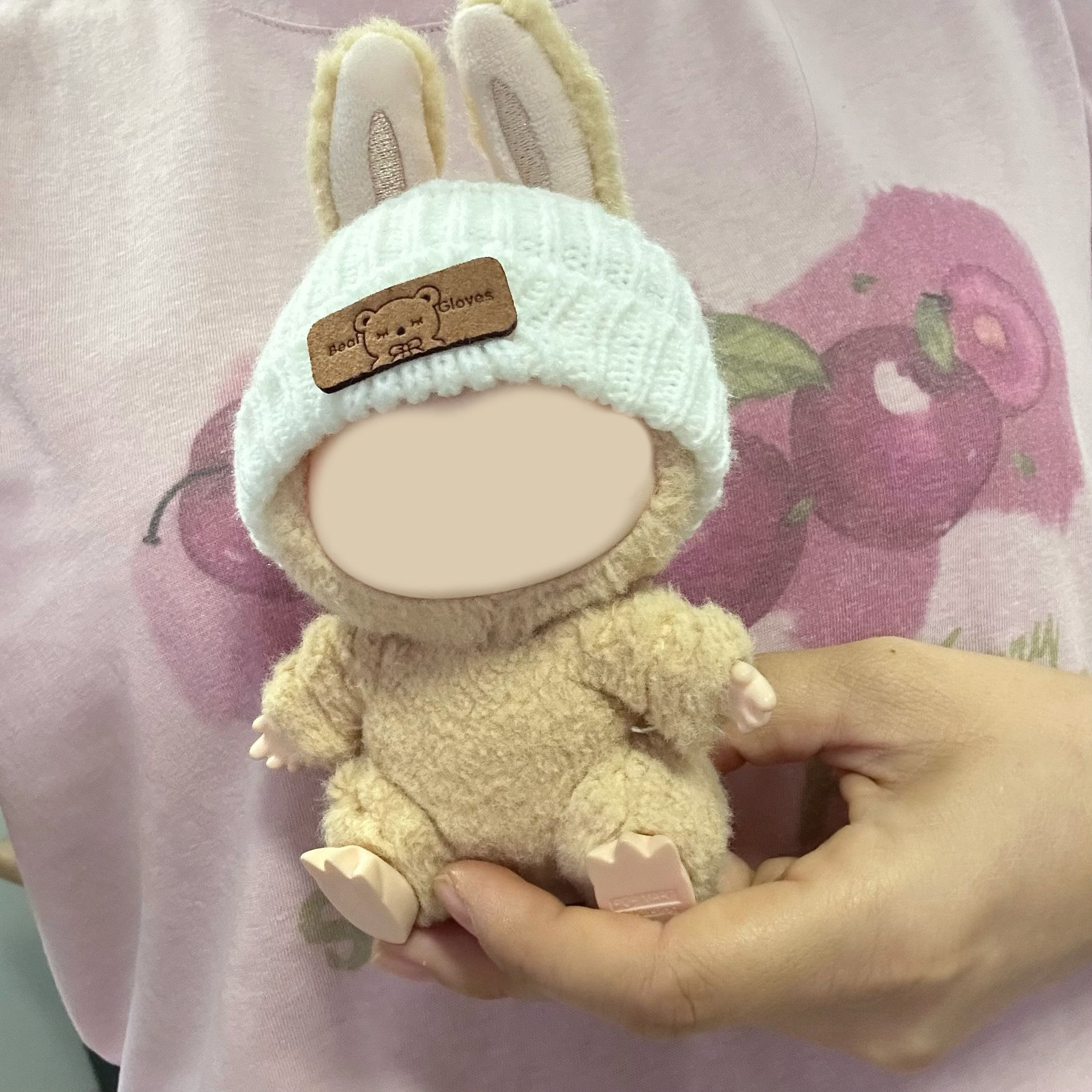 sombrero de oso blanco