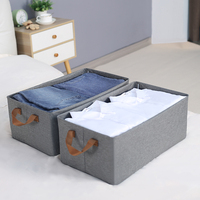 Boîte de rangement pliable en tissu Oxford 600D, séparateur de vêtements peu encombrant, organisation de la garde-robe, 20-35L