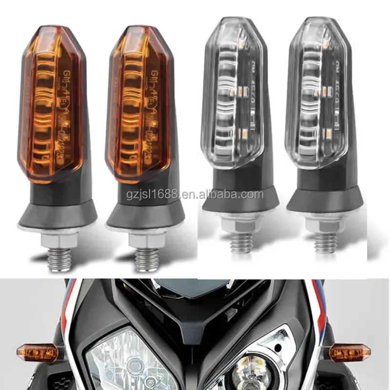 Lampu indikator belakang LED untuk motor, lampu LED sein sepeda motor, sistem pencahayaan sepeda motor
