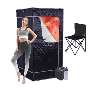 Sauna Professionnel Pliable d'Intérieur Portable pour Usage Domestique avec Chauffage à Vapeur Humide et Espace Privé - Product Image 1