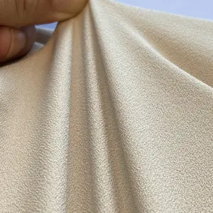Fabric Crepe Factory Hot Sale Como Crepe Fabric 100% Polyester Stretch Chiffon Fabric Dyed