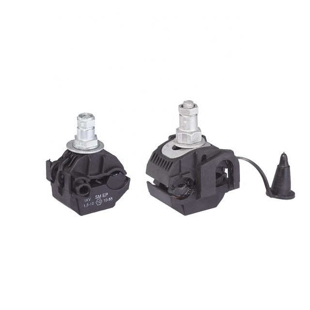 Electric Power Abc Cable Piercing Clamp Insulation Piercing Connector / Waterproof Low Voltage Cable Connector