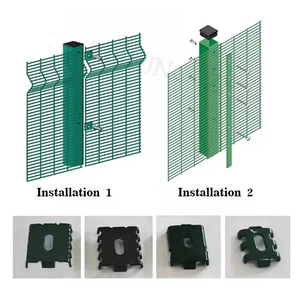 Mạ kẽm rõ ràng xem Chống Trộm Chống cắt hàng rào 358 chống leo lên an ninh cao hàn dây lưới hàng rào tấm - Product Image 5