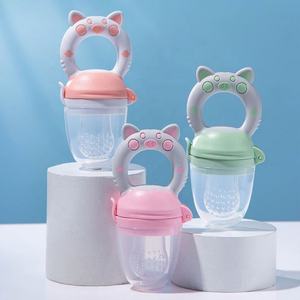 <span class=keywords><strong>Sucette</strong></span> d'alimentation pour bébé en silicone, idéale pour les fruits et légumes frais, distributeur de purée pour nourrissons - Vente chaude - Product Image 3