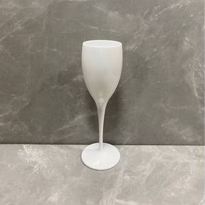 Copa de vino Rosa Blanca irrompible personalizada de alta calidad, flauta de champán acrílica, copas de vino de plástico con impresión personalizada - Product Image 3