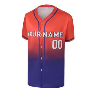 Maillots de baseball et softball américains personnalisés en sublimation pour équipes, uniformes en maille unie, vente en gros OEM - Product Image 3