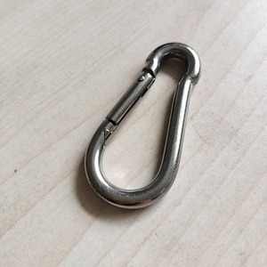 Mosquetón de Acero Inoxidable de 6 mm, Gancho de Escalada Resistente para Exteriores, Equipo de Seguridad de Grado Industrial - Product Image 3
