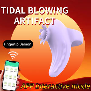 Vibrador de pareja controlado por aplicación, venta al por mayor, vibrador de dedo de clítoris para masturbador femenino, estimulador de vagina, punto G de clítoris - Product Image 6