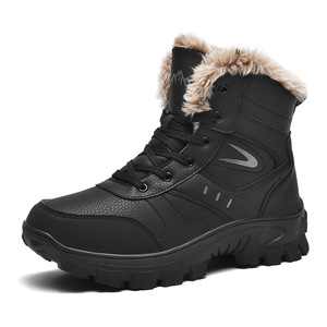 2024 nuovo popolare di grandi dimensioni scarpe <span class=keywords><strong>da</strong></span> uomo Shearling resistente all'acqua scarponi invernali <span class=keywords><strong>neve</strong></span> termica cotone pelle di pecora <span class=keywords><strong>da</strong></span> passeggio <span class=keywords><strong>per</strong></span> le ragazze - Product Image 3