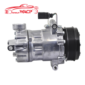 Compressore AC Auto RC.600.447 OEM SD6V121948 6RF820803E per VW Polo, <span class=keywords><strong>Skoda</strong></span> <span class=keywords><strong>Rapid</strong></span>, Dodge Durango WNRLN 6V12 6PK WXVW011 - Product Image 2