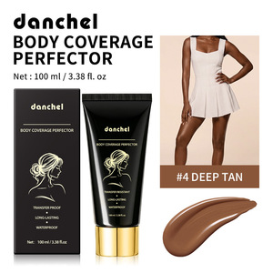 <span class=keywords><strong>Fond</strong></span> <span class=keywords><strong>de</strong></span> <span class=keywords><strong>Teint</strong></span> 100ml pour Corps et Jambes, Waterproof, Anti-transfert, Couvre Tatouages, Cicatrices, Varices, Unifie le <span class=keywords><strong>Teint</strong></span>, Effet Bronzé Blé - Product Image 3
