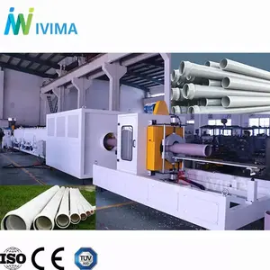 Máquina de fabricação de tubulação de pvc/linha extrusora de tubulação/linha de produção de tubulação de pvc