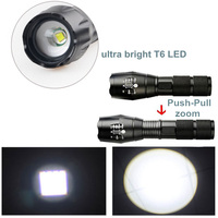 Lampe torche tactique en alliage d'aluminium LED zoomable TMWT XML-T6, étanche IP68, pour les urgences, le camping, la chasse en plein air, le camping