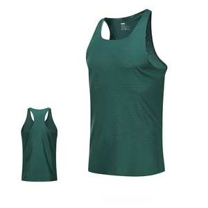 Débardeur de course léger pour homme, respirant, en spandex/coton tricoté, décontracté, de haute qualité, pour la gym et le sport - Product Image 2