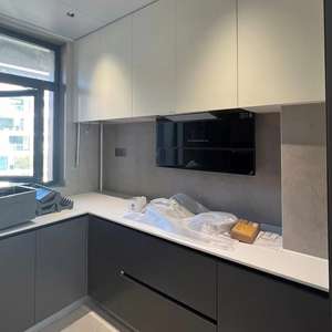 Modern Kitchencabinets Modular <b>Kitchen</b> Cupboards <b>Kitchen</b> Cabinet Custom KitchenKitchen Furniture Stainless Steel <b>Kitchen</b> Cabinet - Product Image 2