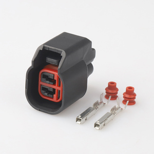 Đầu nối phích cắm ổ cắm vòi phun nhiên liệu 2 chân Methanol EV6 sang EV1 cái dành cho Chevy DJ7023C-1.5-21 - Product Image 1