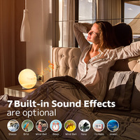 Réveil Intelligent Lumière Lever Du Soleil Réveil Pour Enfants Adultes Chambre Avec Simulation Du Lever Du Soleil 7 Nature Son Grain De Bois Horloge De Table