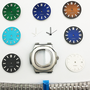 PP Modification Kit <b>Watches</b> Accessories Sapphire Glass Stainless Steel <b>Watch</b> <b>Case</b> 39mm Fit NH35 Movement - Product Image 3