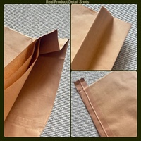 Sac en papier kraft industriel 3 plis de 25 kg avec fond cousu et soufflet latéral pour l'emballage de poudres minérales, chimiques et d'additifs industriels