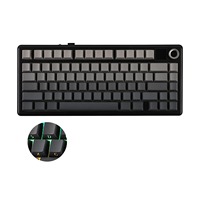 Clavier mécanique sans fil F75 Max 75% avec interrupteurs Reaper pré-lubrifiés, rétroéclairage RGB, touches PBT imprimées latéralement, remplaçables à chaud