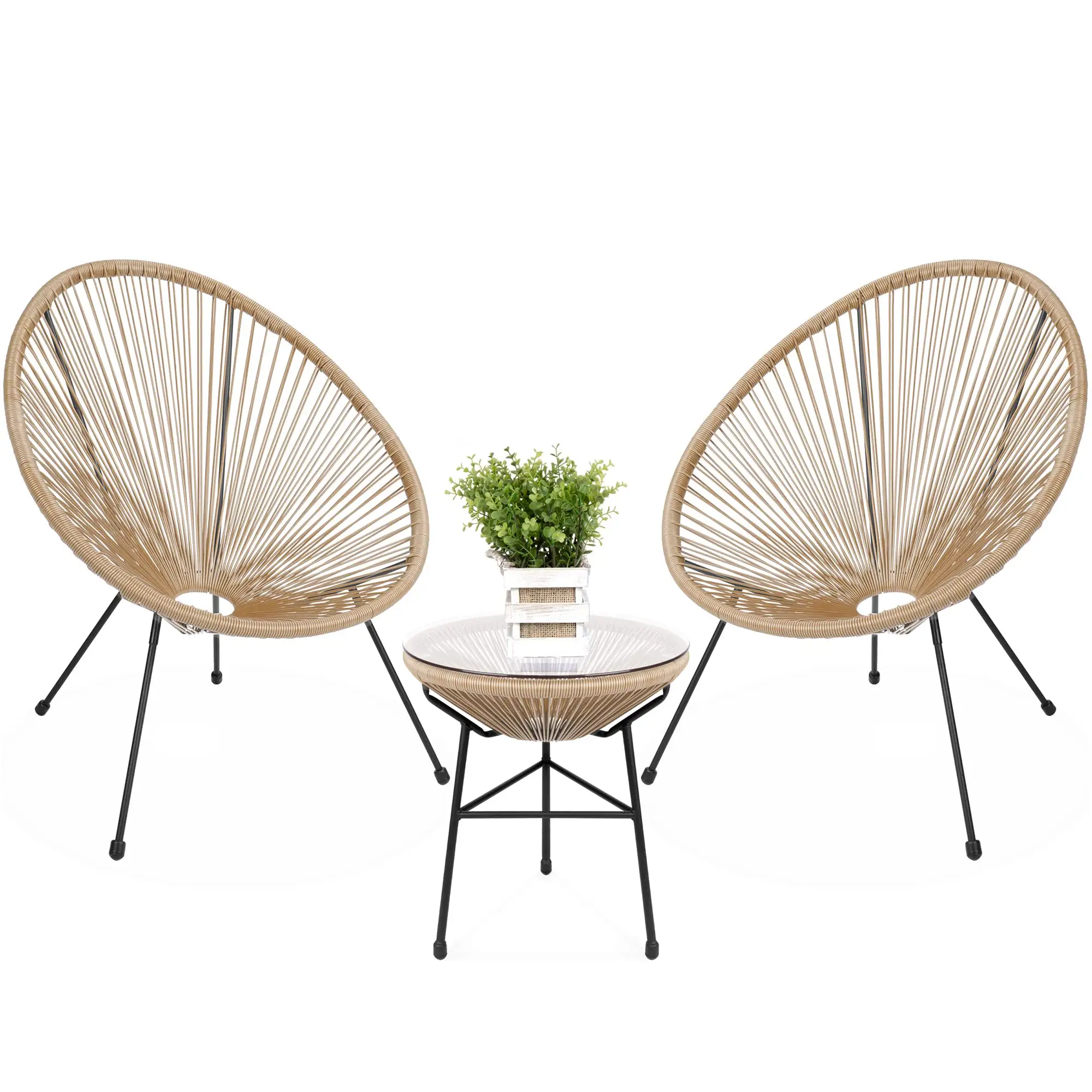 Acapulco Chair and Table Stylish Outdoor Furniture